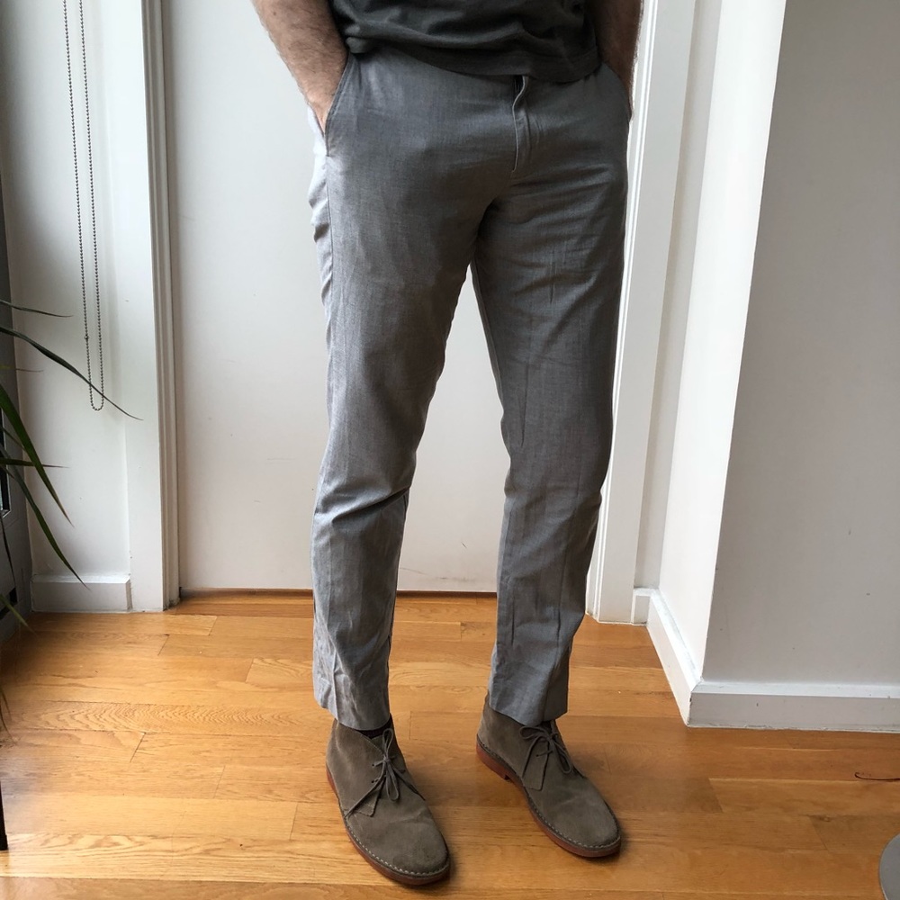 J Crew light grey dress pants